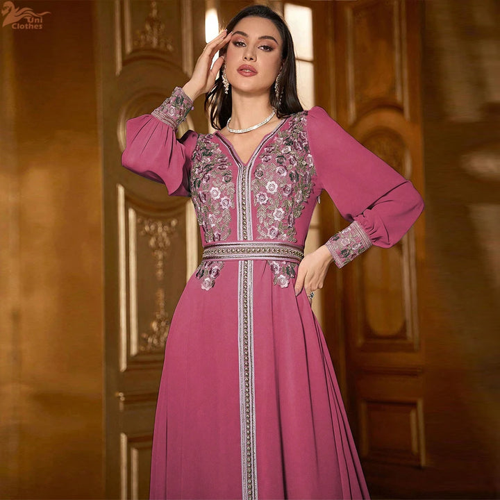 Turkish Embroidered Abaya Dress