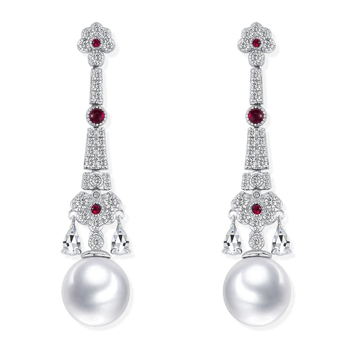 Luxury Fine Pearl Drop Earrings