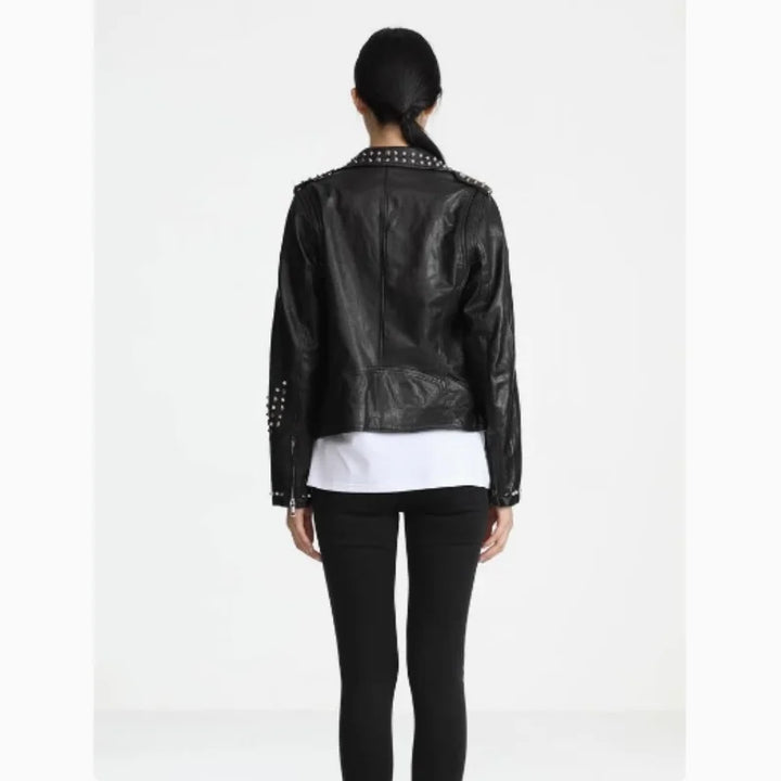 Punk Style Women's Leather Jacket