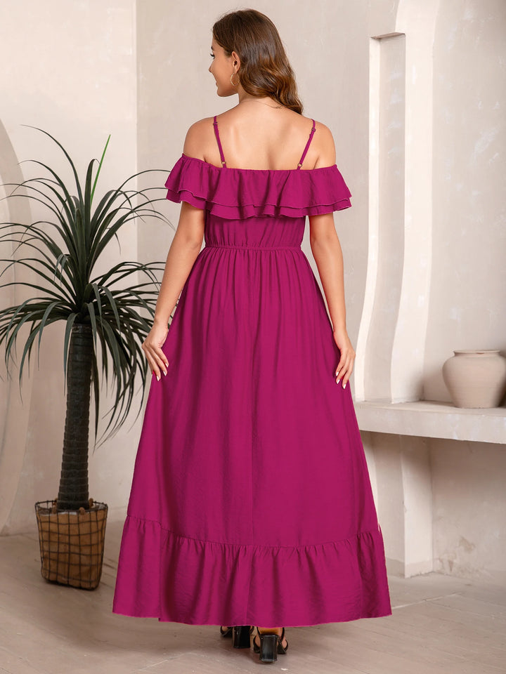 Lovely Cinched Waist A-Line Skirt Dress