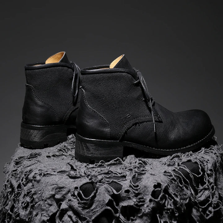 Canvas Crafted Goodyear-Welted Boots