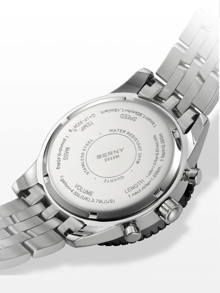 Stylish Sapphire Luminous Quartz Watch