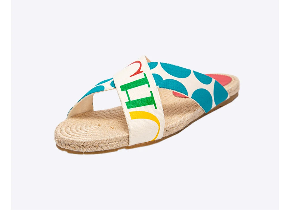 Comfort Woven Flat Slippers