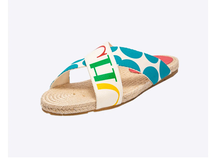 Comfort Woven Flat Slippers