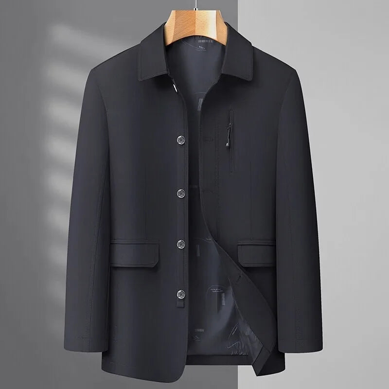 Stylish High-End Lapel Collar Jacket
