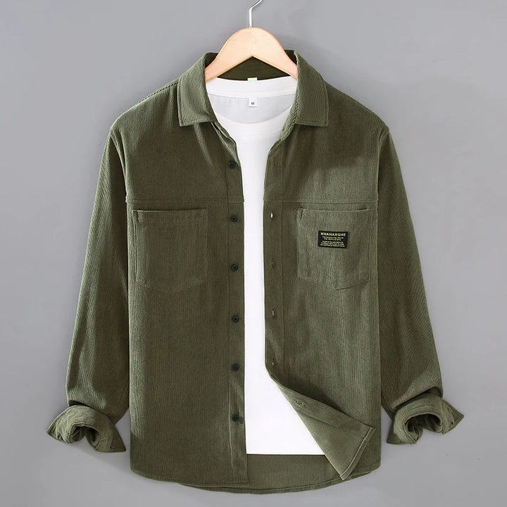 Trendy Corduroy Cotton Casual Shirt