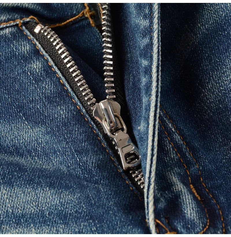 Smart Holes Ripped Denim Jeans Pants