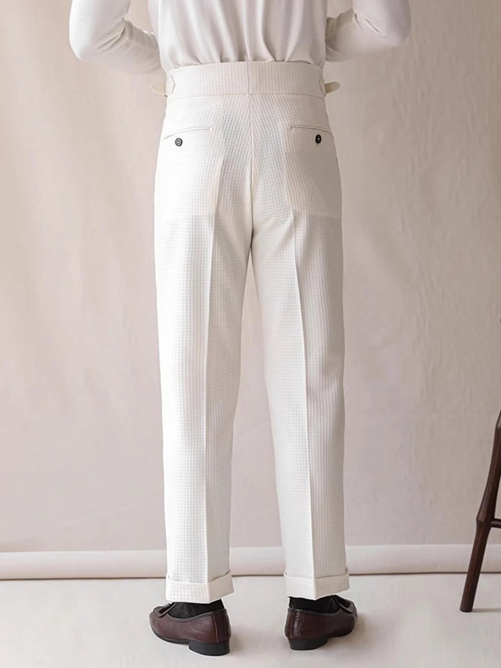 Stylish High Waist Pleated Pants
