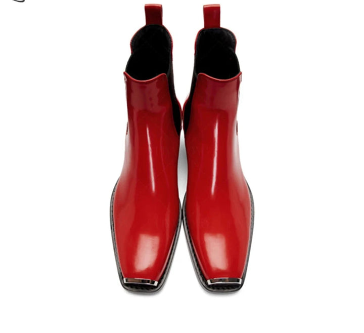 Smart Buffed Leather Chelsea Boots