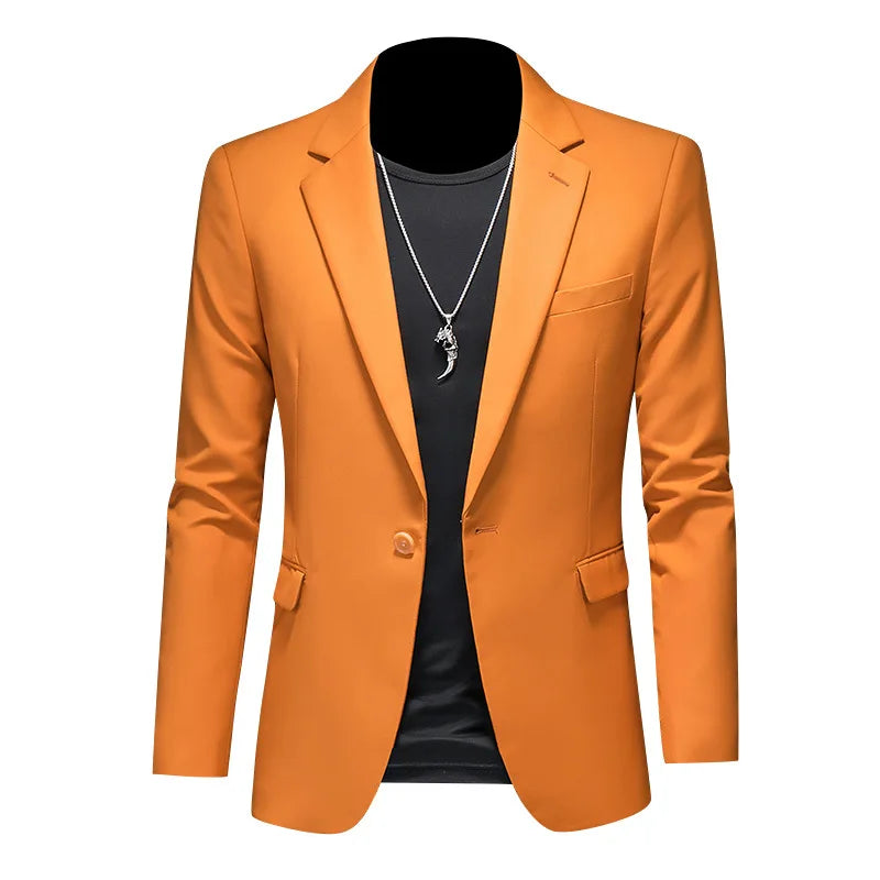 Smart Single Breasted Slim Fit Blazer