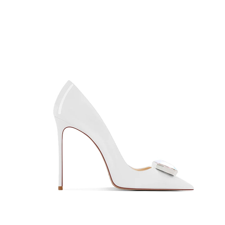 Sweet Slip-On Pointed Stiletto Heels