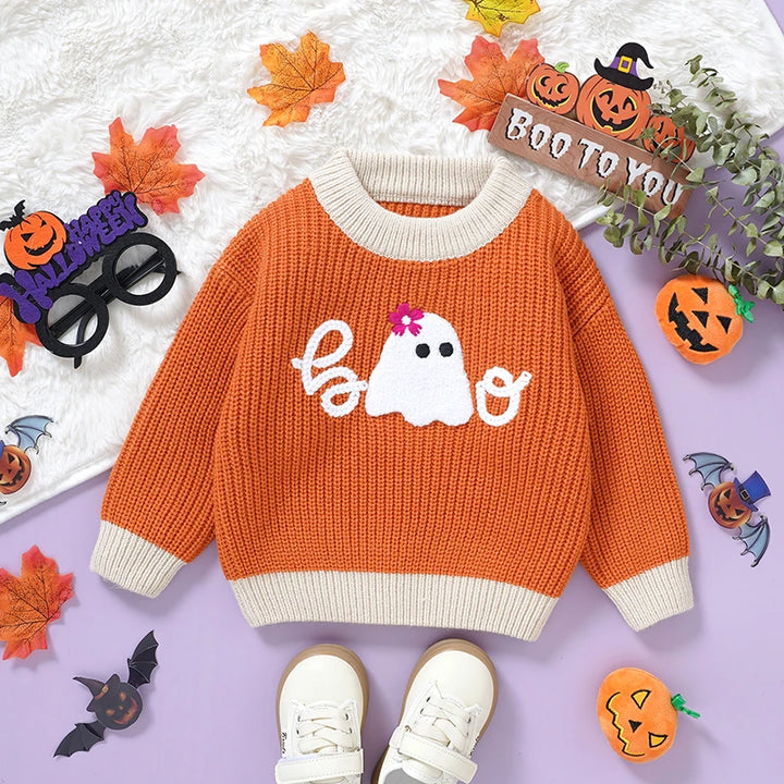 O Neck Warm Knitwear Kids Sweater