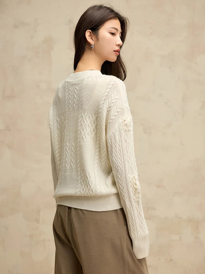 Trendy Sheep Wool Pullover Sweater