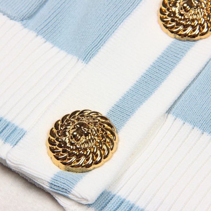 Versatile Crew Neck Woolen Cardigan