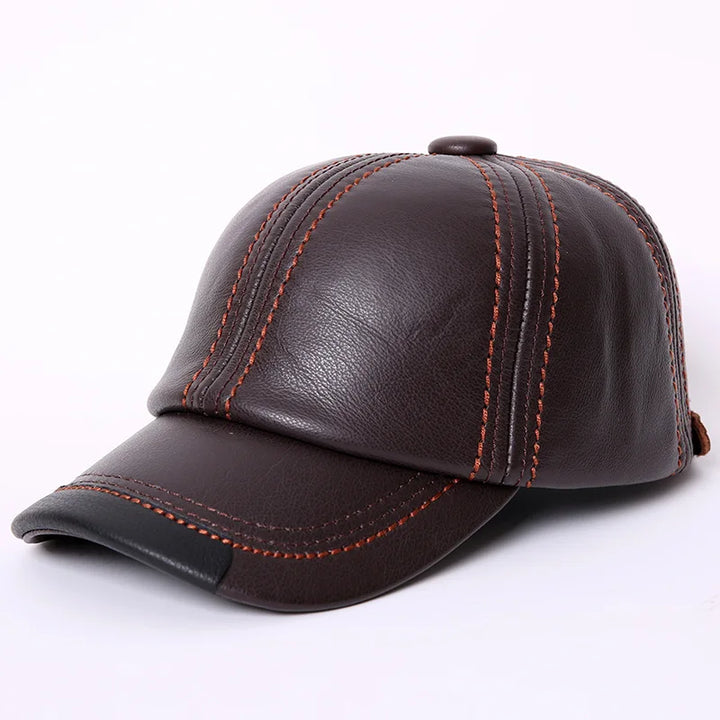 Gorgeous Genuine Leather Sports Cap