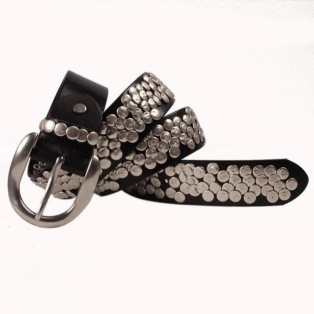 Trendy Punk Style Round Studded Belt