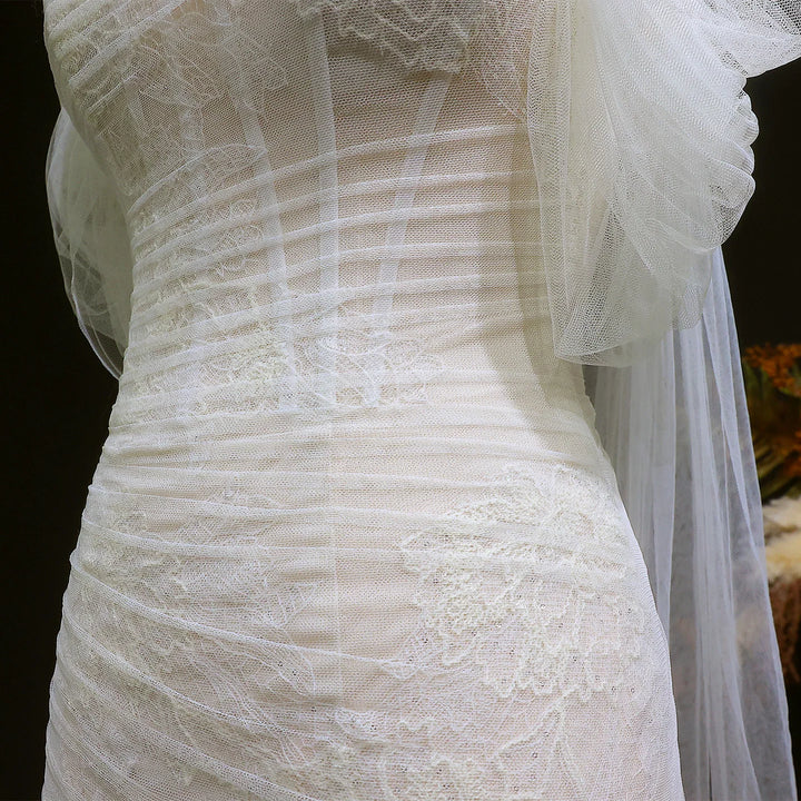 Exquisite 3D Flower Bridal Couture