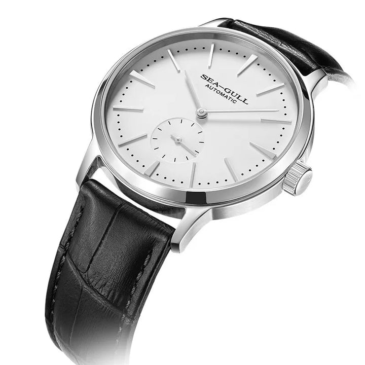Classic Leather Strap Mechanical Watch
