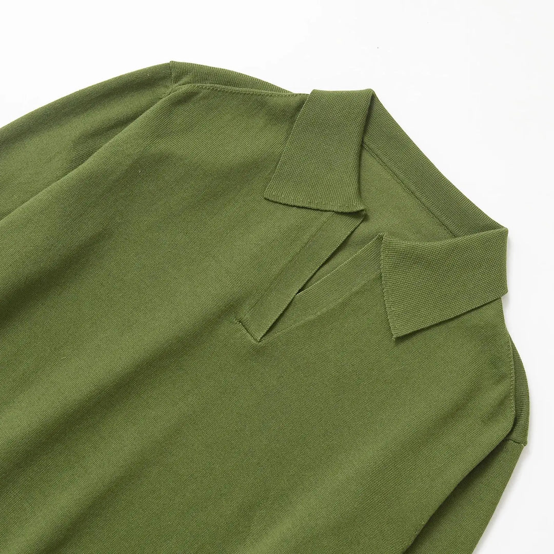 Sleek Slim Fit Polo Sweater