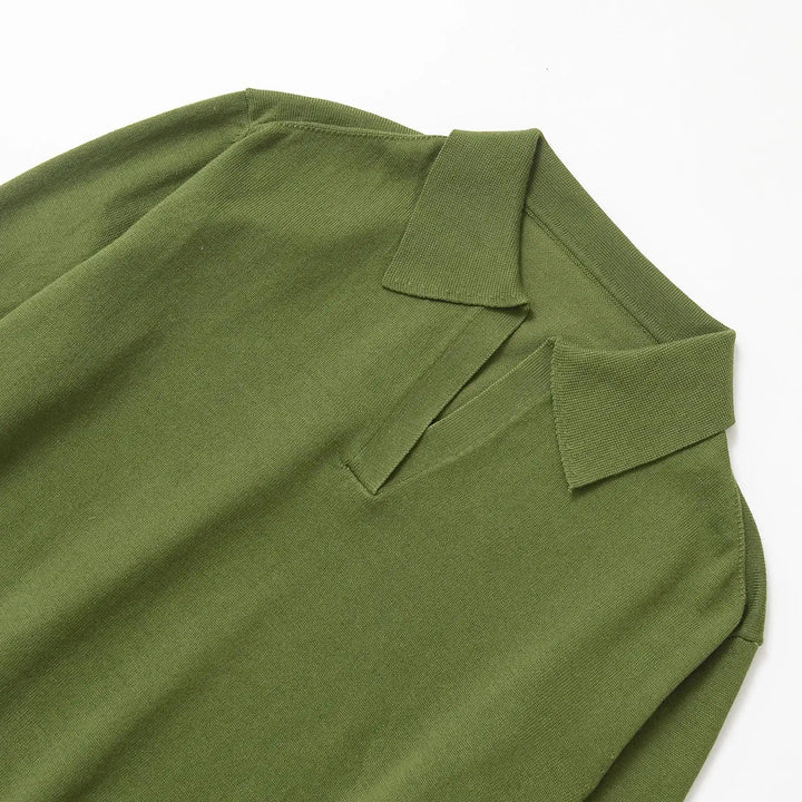 Sleek Slim Fit Polo Sweater