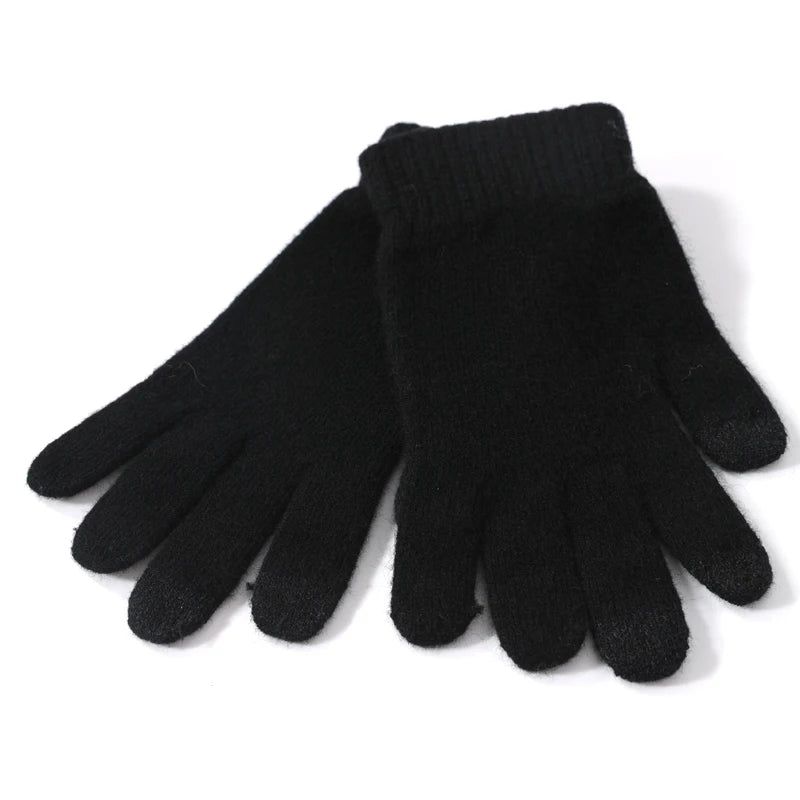 Comfortable Real Wool Knitted Gloves