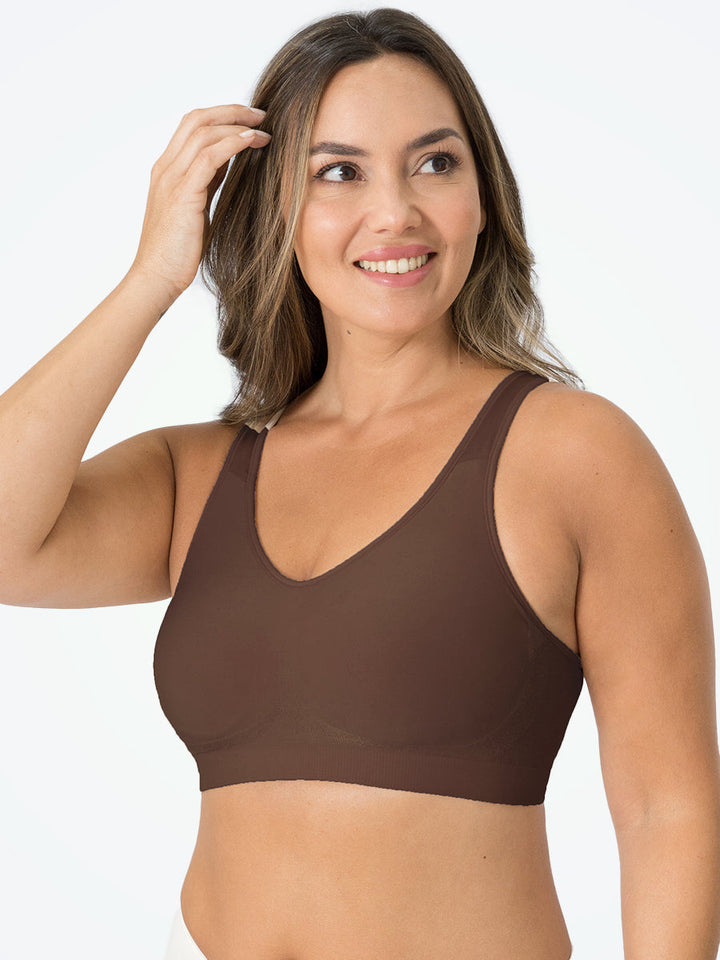 Daily Comfort Wireless Plus Size Women's Shaper Bra| All For Me Today