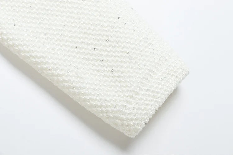 Refined Bow Knitted Commuter Dress