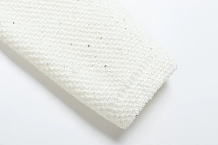 Refined Bow Knitted Commuter Dress