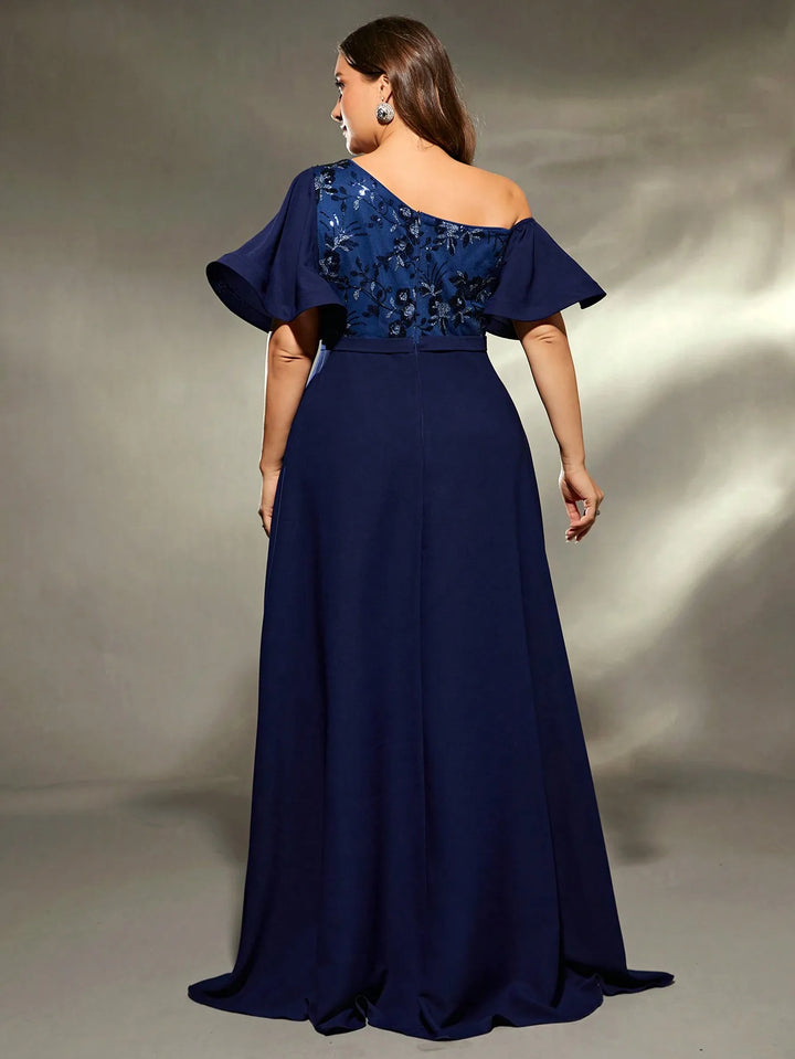 Glamorous Night Sequins Evening Dress