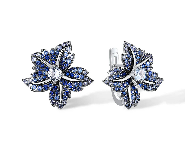 Luxury Lily Flower Style Earrings
