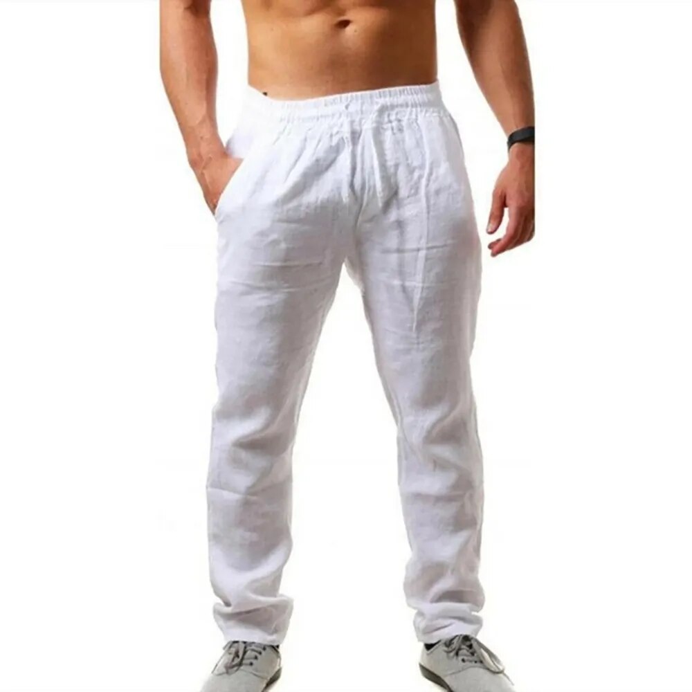 Summer Casual Cotton Linen Men's Pants