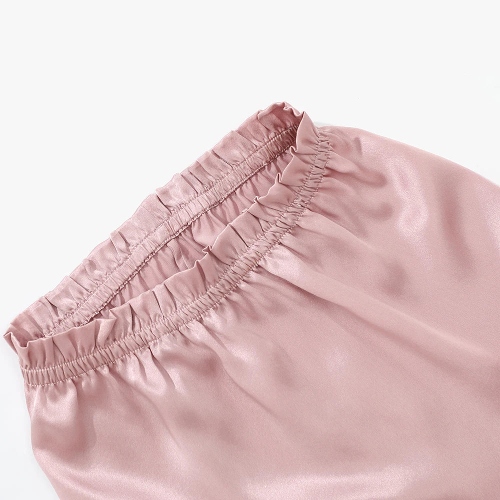 Elegant Long Silk Bonnet