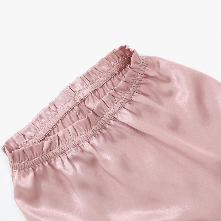 Elegant Long Silk Bonnet