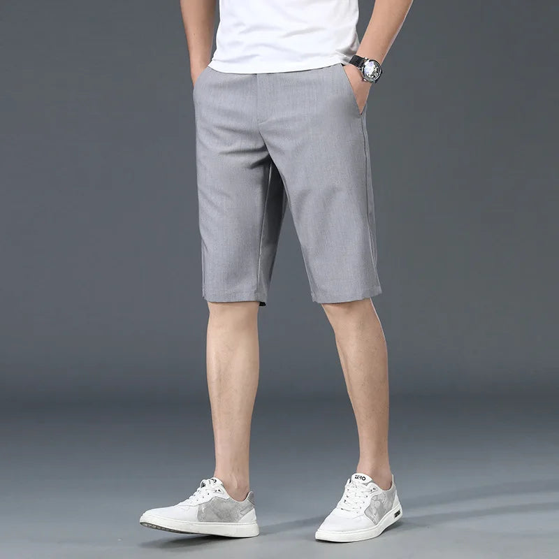 Straight Knee Length Casual Pants