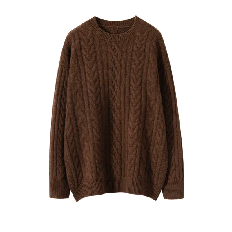 Elegant Twist Cozy Cashmere Sweater