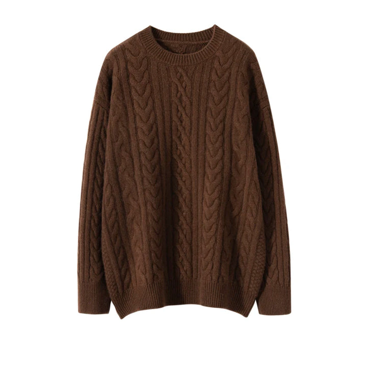 Elegant Twist Cozy Cashmere Sweater