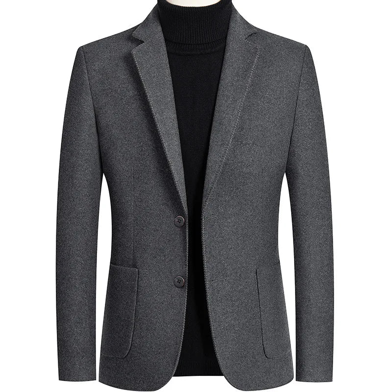 Luxury Oversized Wool Suit Jacket