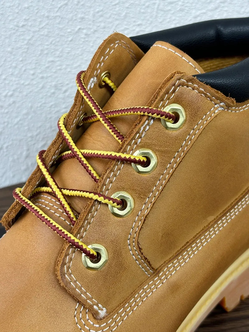 Handmade Retro Leather Hiking Shoes