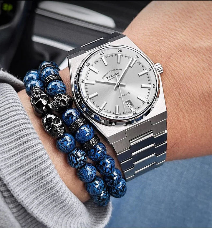 Refined Sapphire Mirror Luminous Wristwatch