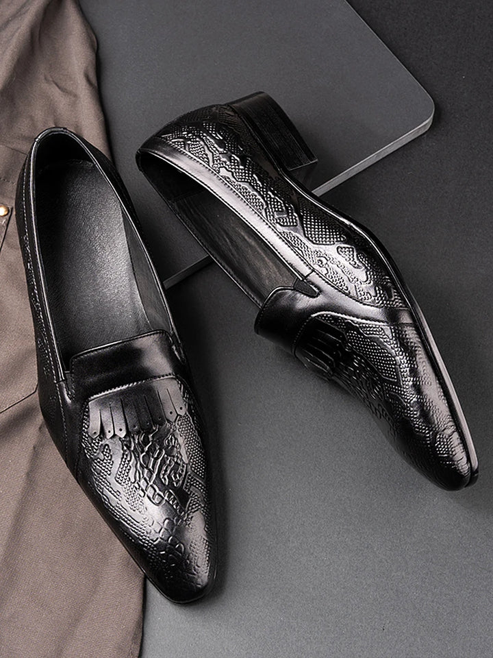 Elegant Men's Business Leather Loafers