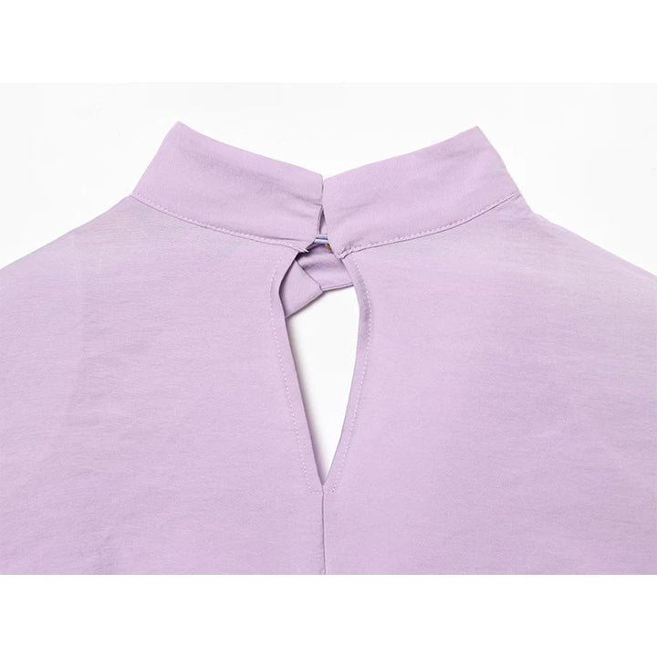 Smart Twist Collar Blouse