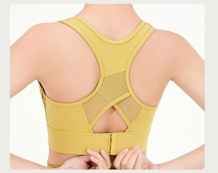 Adjustable Back Breathable Sports Bra