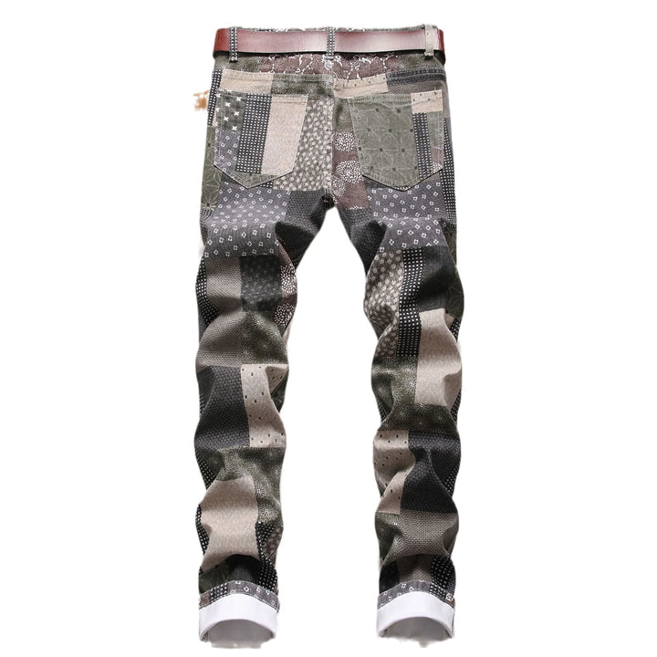 Stunning Trendy 3D Printed Cotton Jeans Pants