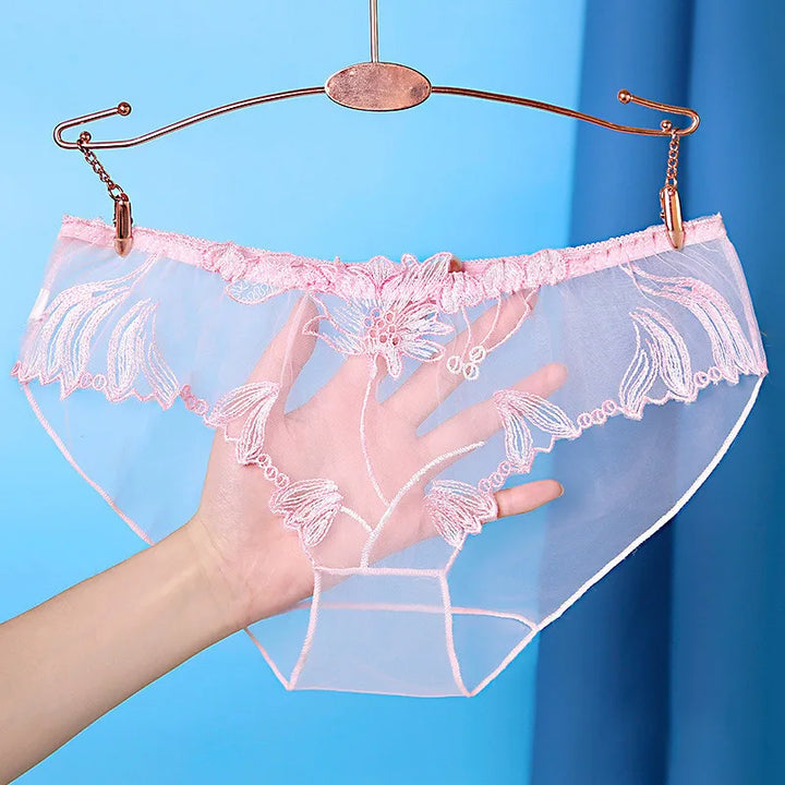 Classic Embroidery Low-Waist Underwear