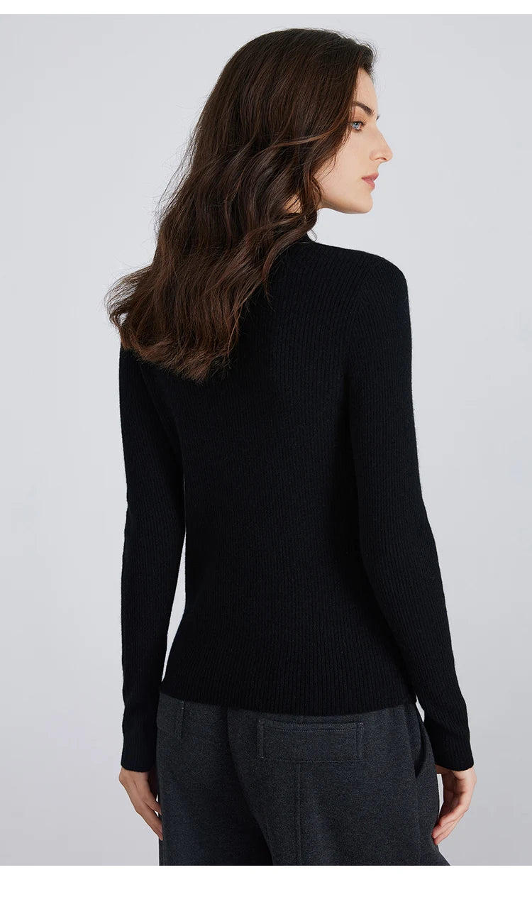 Smart Cashmere Half Turtleneck Jumper
