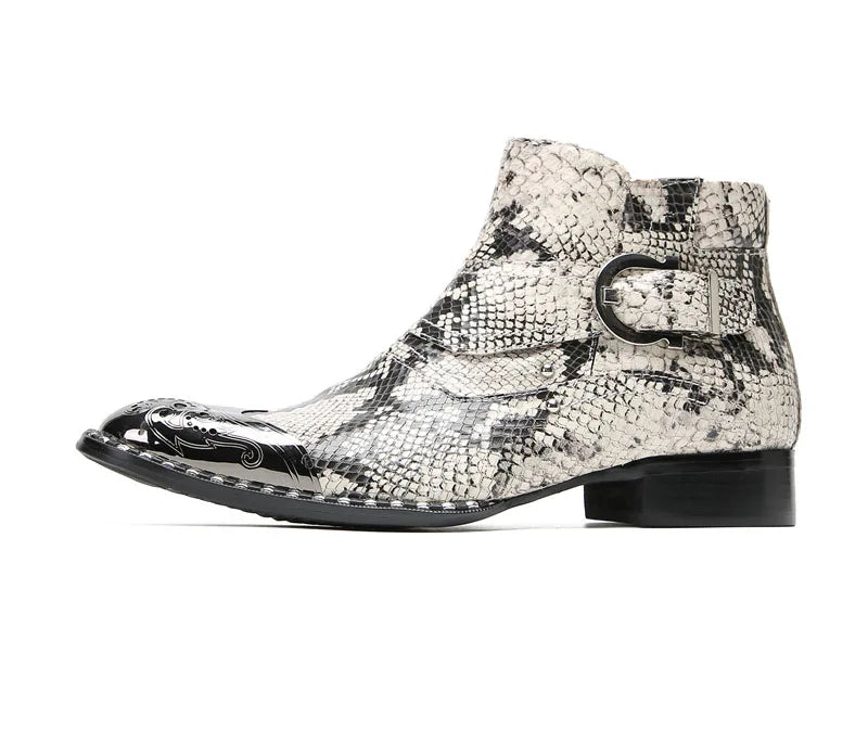 Luxury Light Metal Toe Boots