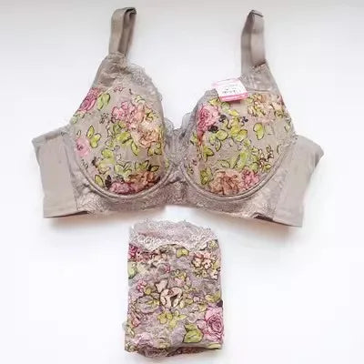 Stunning Plus Size Embroidery Bra