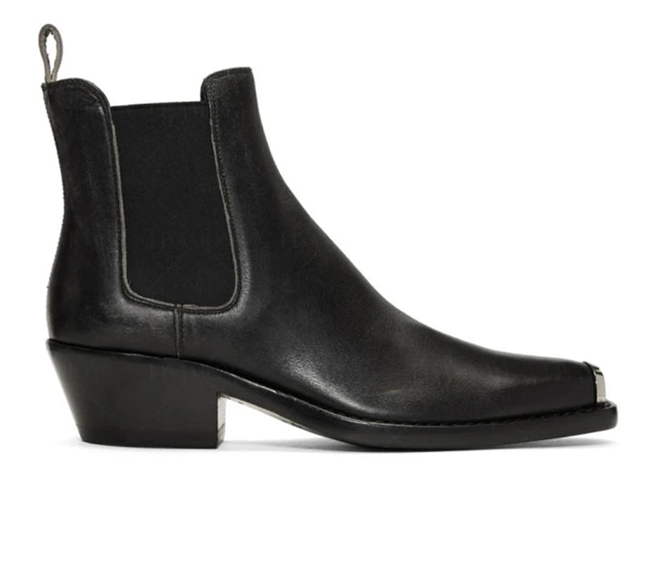 Smart Buffed Leather Chelsea Boots