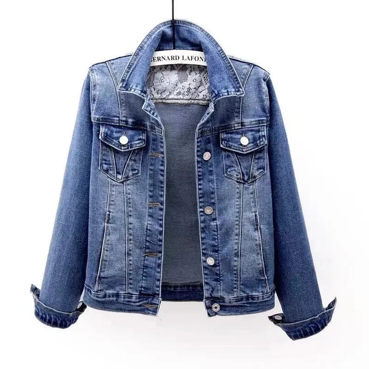 Vintage Long Sleeve Autumn Denim Jacket