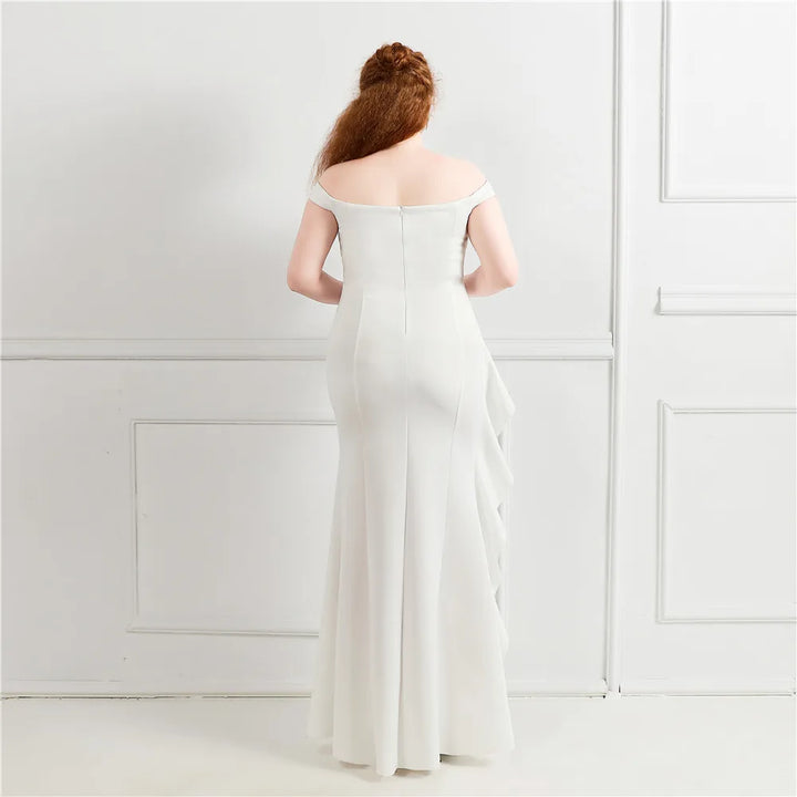 Graceful Slit Long Prom Dress